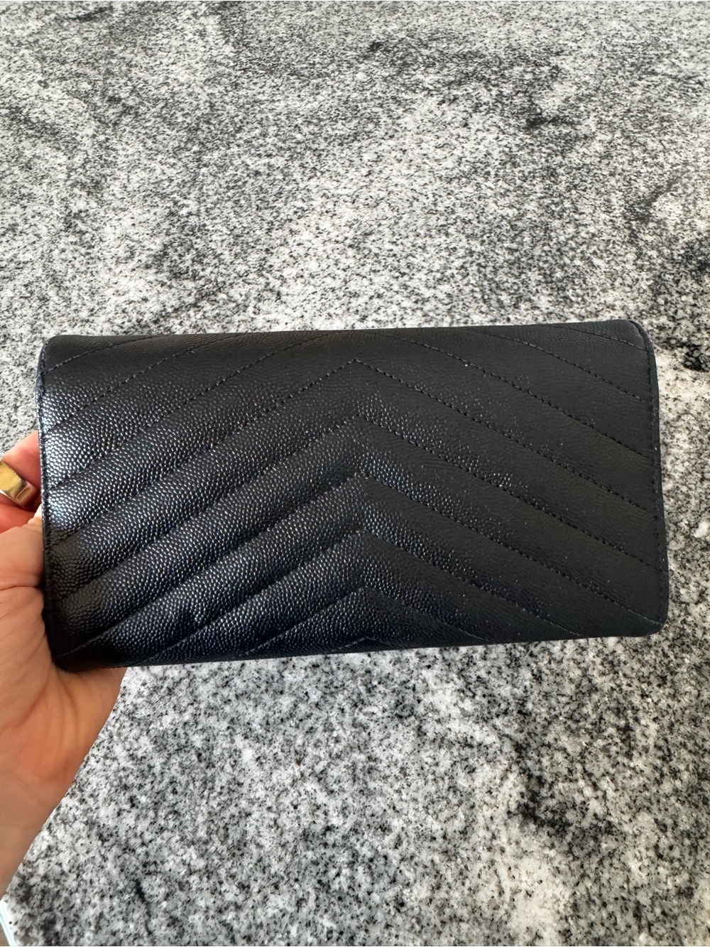 YSL monogramme logo leather flap wallet - Picture 6 of 9